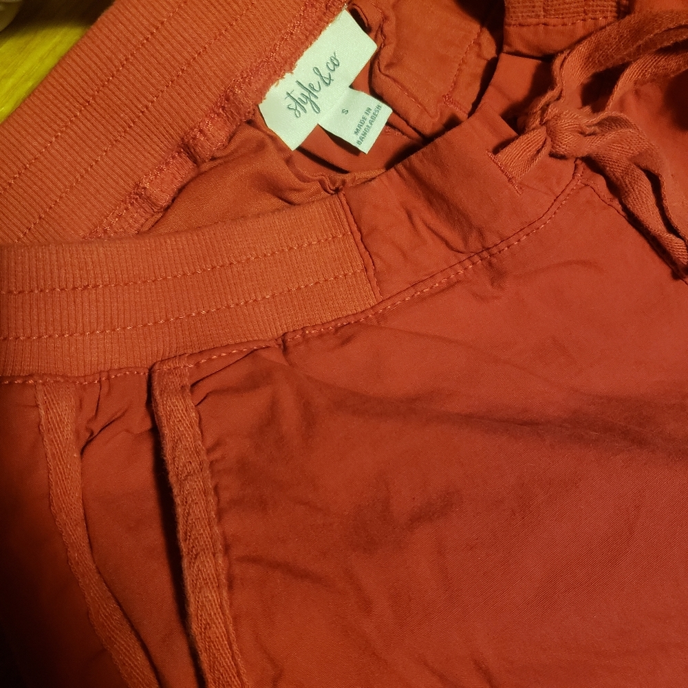 Style & Co Red Pants Size Small - Picture 3 of 9